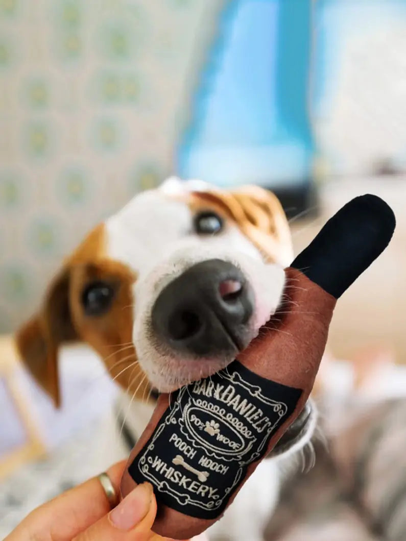 Whiskey Beer Dog Toy | Rowkoly