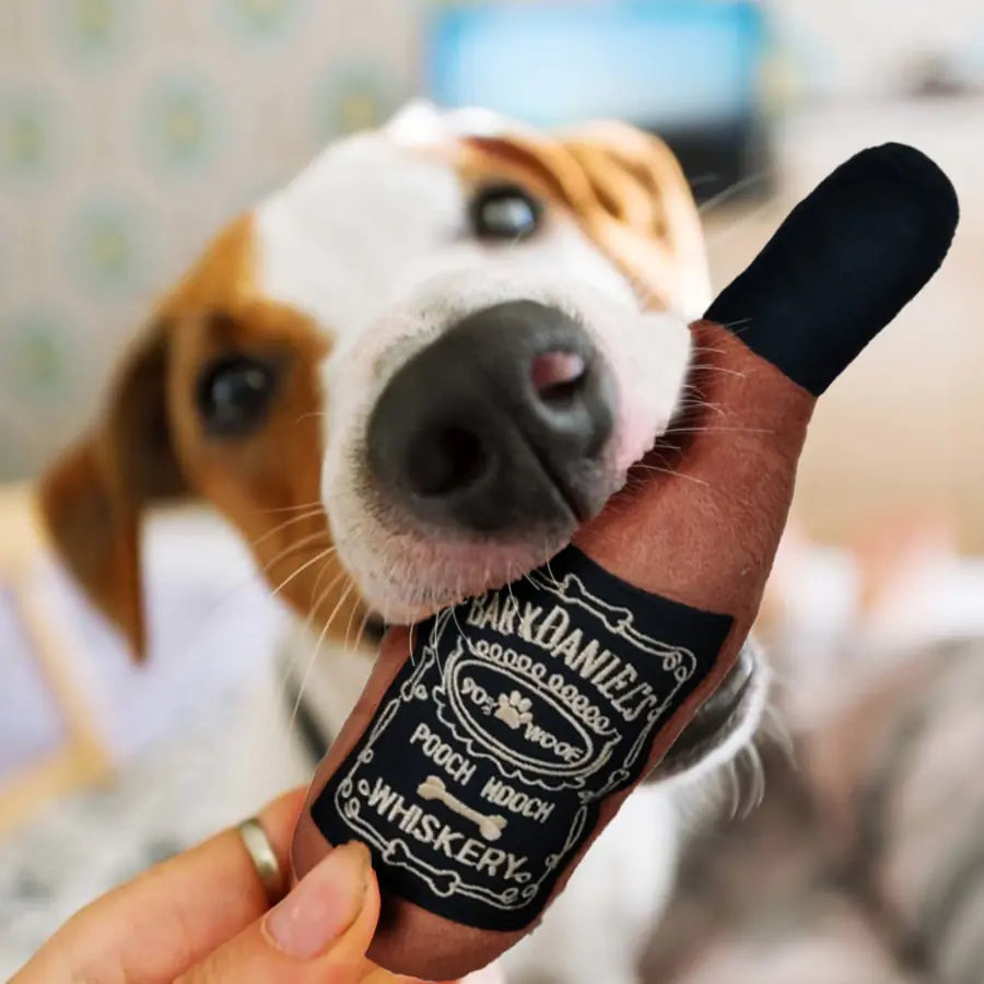 Whiskey Beer Dog Toy | Rowkoly