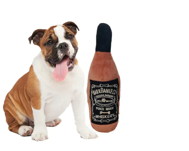 Whiskey Beer Dog Toy | Rowkoly