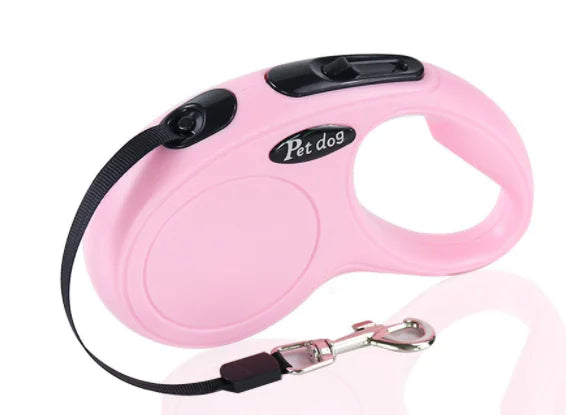 Retractable Dog Leash with Dispenser and Poop Bags | Rowkoly