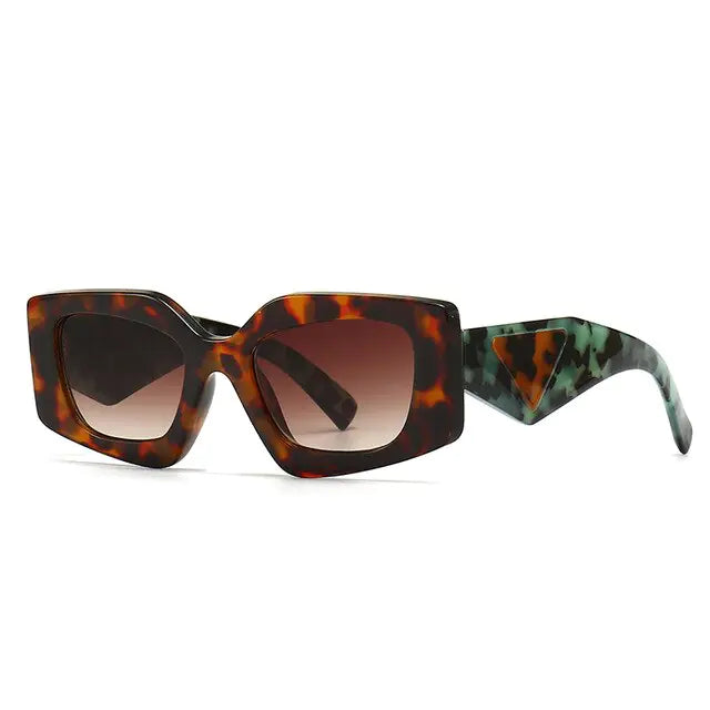 Retro Rectangular Cat Eye Sunglasses | Rowkoly