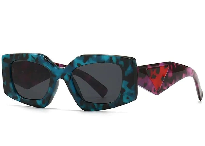 Retro Rectangular Cat Eye Sunglasses| Rowkoly