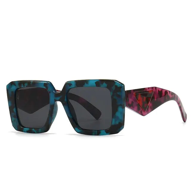 Retro Rectangular Cat Eye Sunglasses | Rowkoly