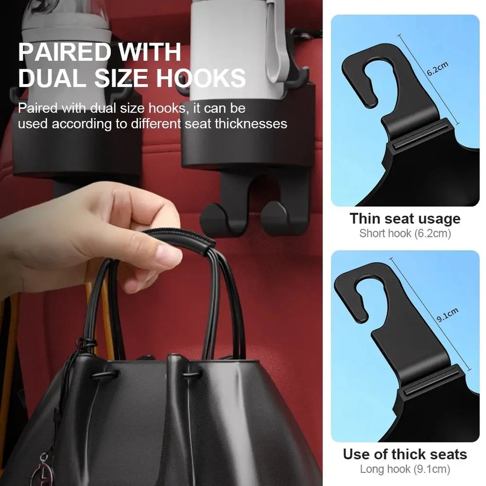 Car Headrest Hook Hanger Organizer | Rowkoly