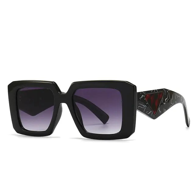 Retro Rectangular Cat Eye Sunglasses | Rowkoly