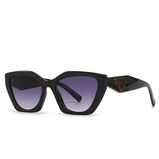 Retro Rectangular Cat Eye Sunglasses | Rowkoly